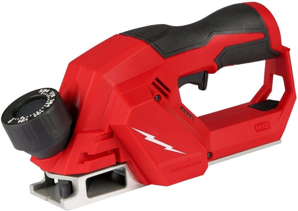 2524-20 for Milwaukee M12 FUEL 12V 2 Brushless Cordless Planer - Bare Tool Length 11 in Height 4.9 in Width 3.8 in