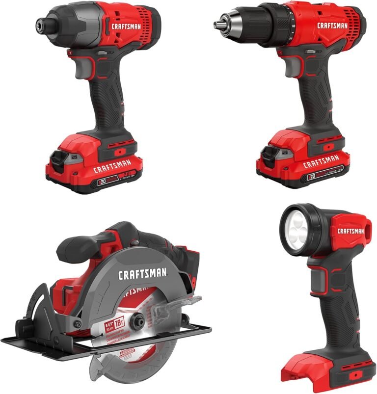 CRAFTSMAN V20 MAX Power Tool Combo Kit review