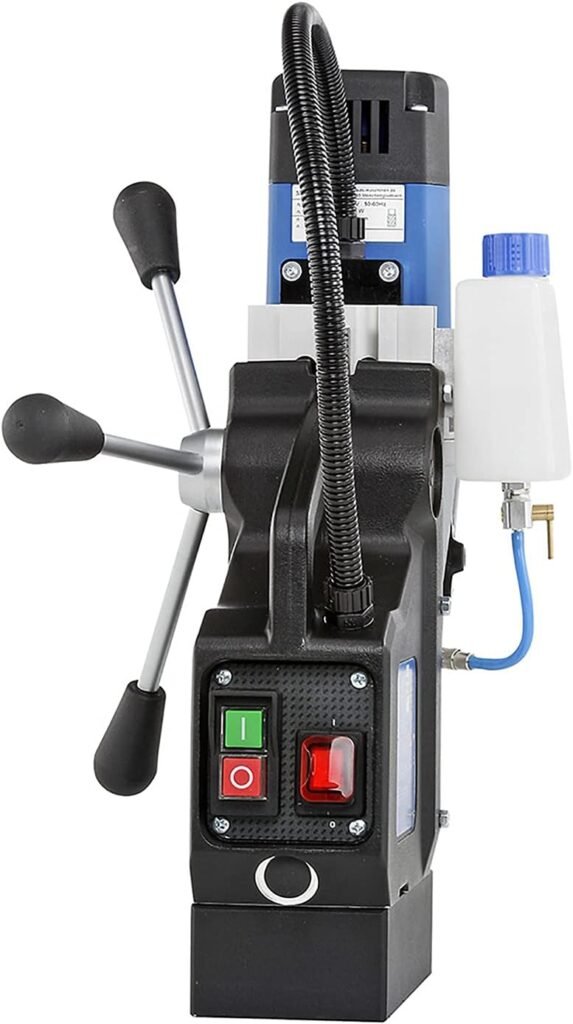 CS Unitec | MABasic 400 Portable Magnetic Drill Press | 1050W 2-Speed Benchtop Power Drill Machine w/up to 1-5/8 Diameter  6-1/3 Depth of Cut