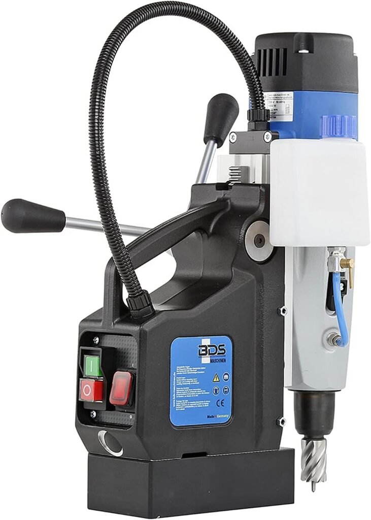 CS Unitec | MABasic 400 Portable Magnetic Drill Press | 1050W 2-Speed Benchtop Power Drill Machine w/up to 1-5/8 Diameter  6-1/3 Depth of Cut