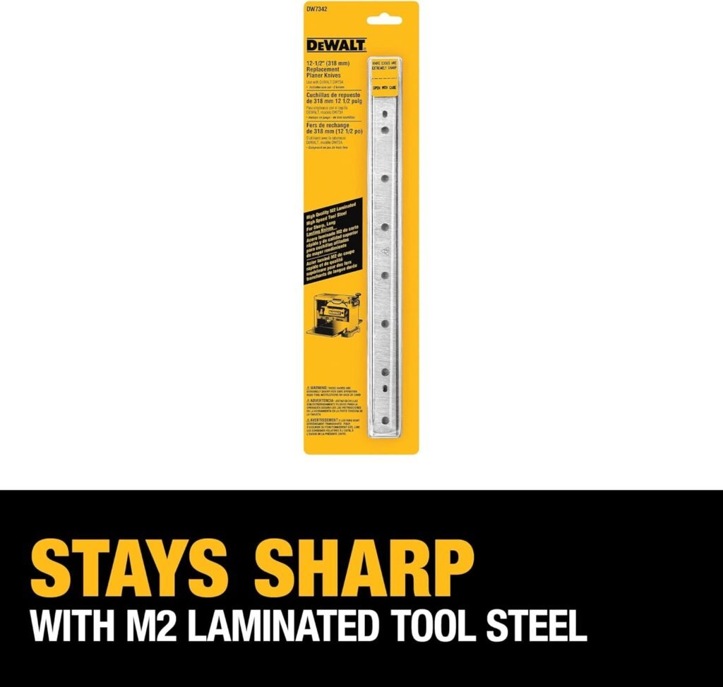 DEWALT Benchtop Planer, 15-Amp, 12-1/2-Inch, 3-Knife Cutter, 20,000 RPM, Corded (DW734)