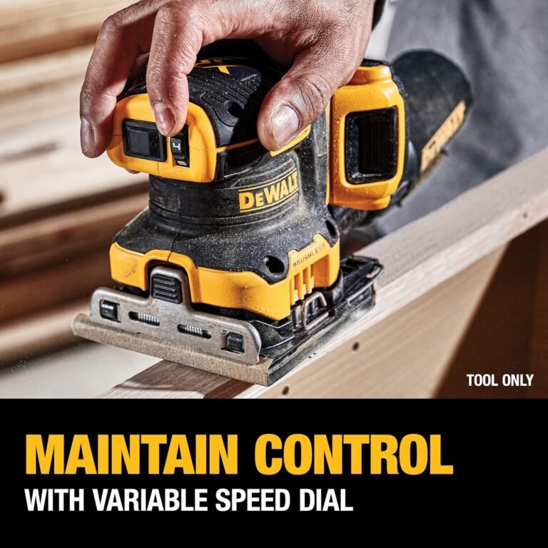 DEWALT DCW200B Sander Review