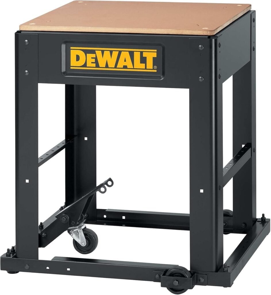 DEWALT Planer Stand with Integrated Mobile Base, 24” x 22” x 30” (DW7350)