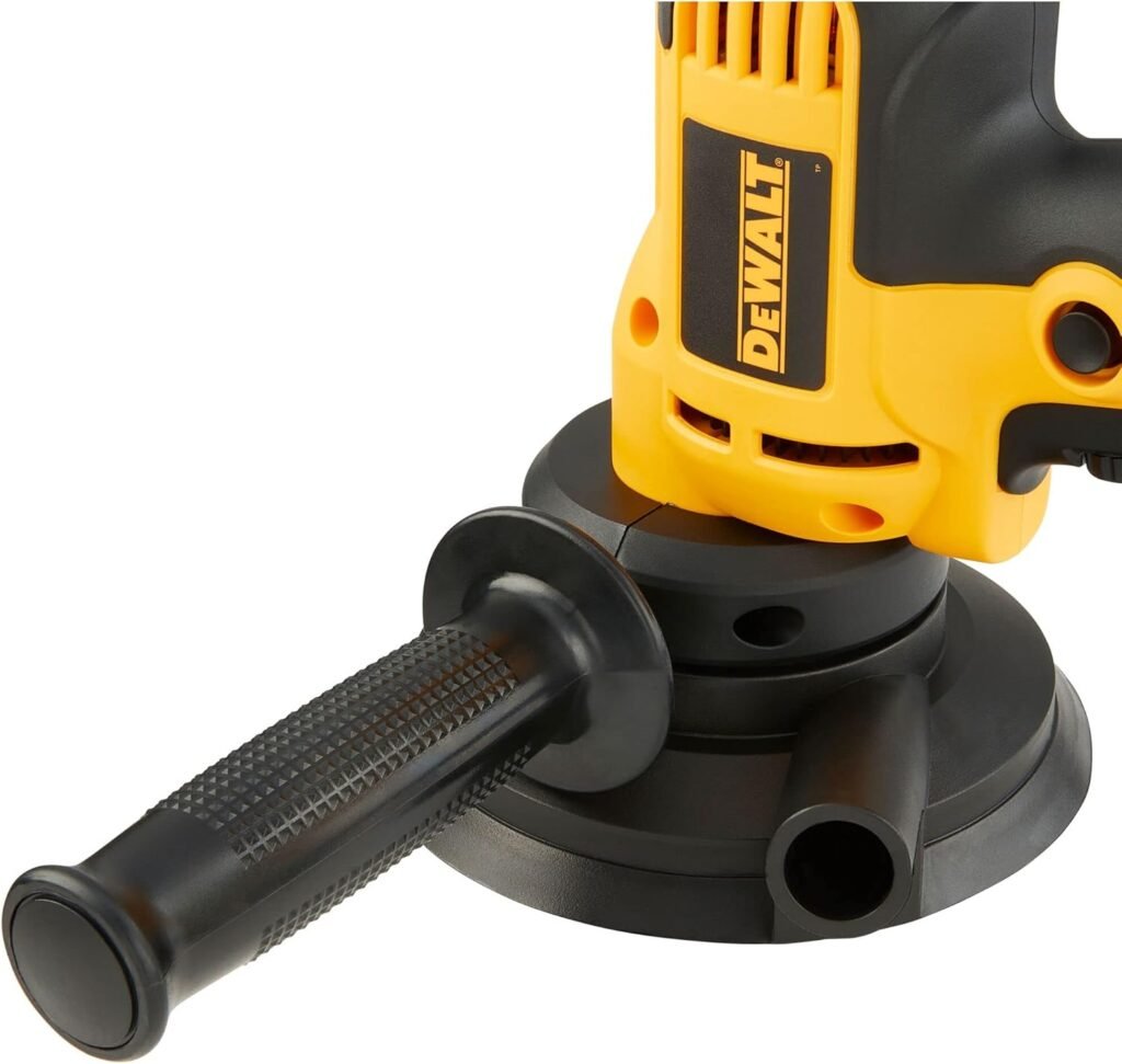 DEWALT Rotary Sander, Variable Speed, Dust Shroud, 5-Inch (DWE6401DS), Yellow