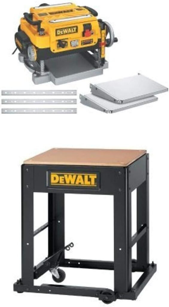 DEWALT Thickness Planer, Two Speed, 13-inch, 15 Amp, 20,000 RPM Motor (DW735X)