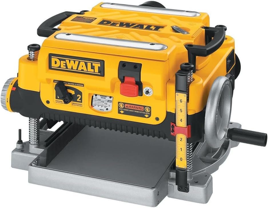 DEWALT Thickness Planer, Two Speed, 13-inch, 15 Amp, 20,000 RPM Motor (DW735X)