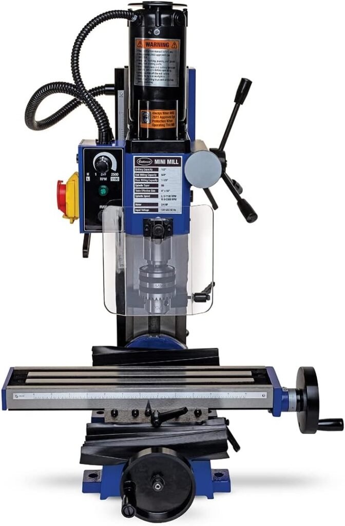 Eastwood Benchtop Mini Fabrication Metal Milling Machine 4 Inch x 16 Inch, 3/4 HP Eastwood Benchtop Mini Fabrication Metal Milling Machine 4 Inch x 16 Inch, 3/4 HP