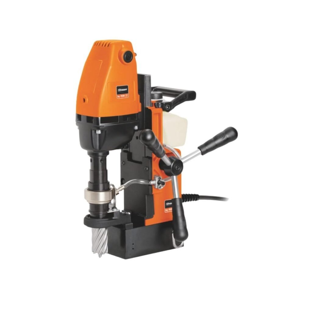 Fein Jancy JHM USA 101 Endurance Magnetic Drill with 2 Maximum Drilling Depth - 3/4 Straight Shank, 1,050 W, 480 RPM - 72725261124 Fein Jancy JHM USA 101 Endurance Magnetic Drill with 2 Maximum Drilling Depth - 3/4 Straight Shank, 1,050 W, 480 RPM - 72725261124