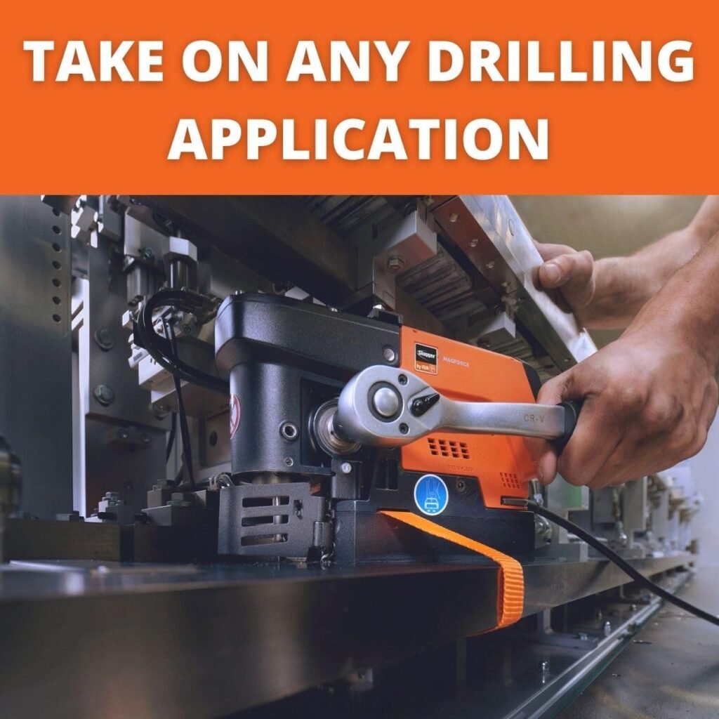 Fein Slugger MagForce 90 Compact Magnetic Drill Up to 1-3/8 - Lightweight Powerful Maintenance-Free 10-Amp Base Drill for the Toughest Jobs - 72732362090