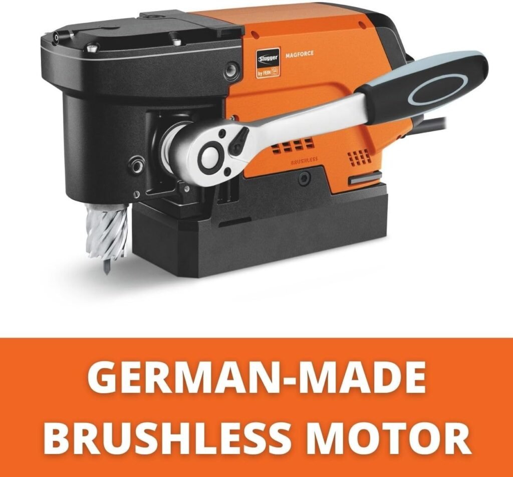 Fein Slugger MagForce 90 Compact Magnetic Drill Up to 1-3/8 - Lightweight Powerful Maintenance-Free 10-Amp Base Drill for the Toughest Jobs - 72732362090