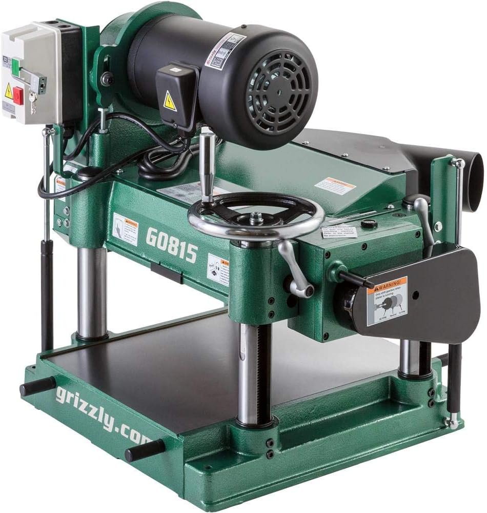 Grizzly Industrial G0815-15 3 HP Heavy-Duty Planer