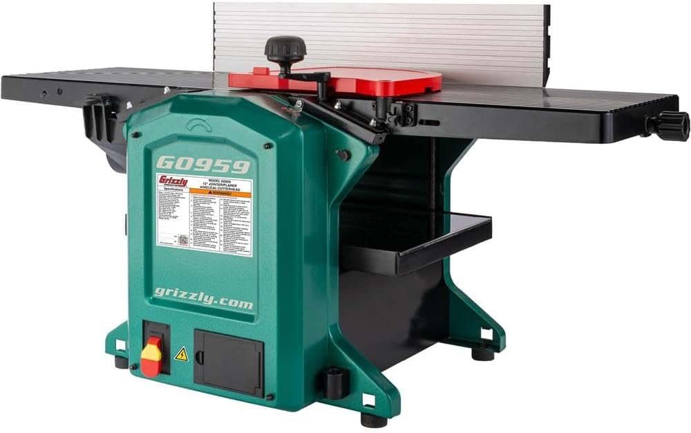 Grizzly Industrial G0959-12 Combo Planer/Jointer with Helical Cutterhead