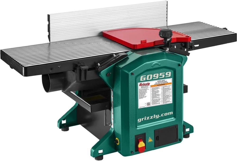 Grizzly Industrial G0959-12 Combo Planer/Jointer with Helical Cutterhead