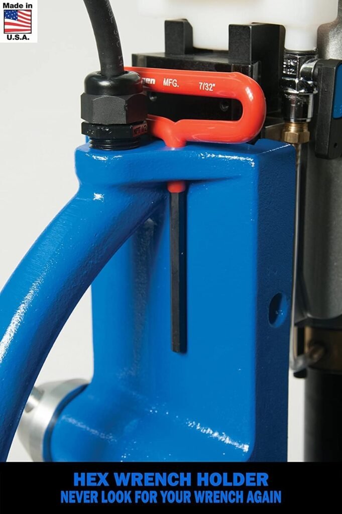Hougen HMD905 115-Volt Magnetic Drill with Coolant Bottle and 2 Speed