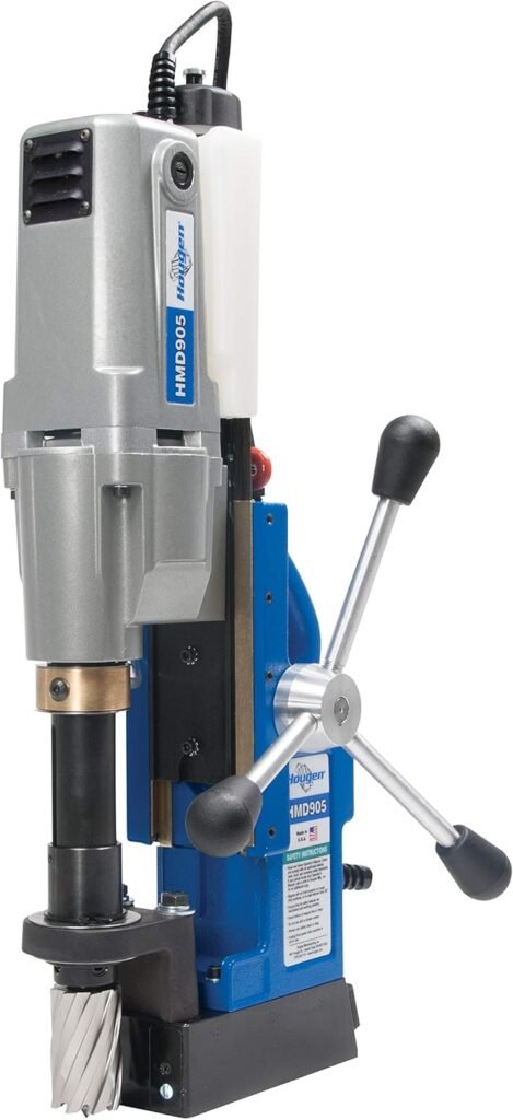 Hougen HMD905 115-Volt Magnetic Drill with Coolant Bottle and 2 Speed