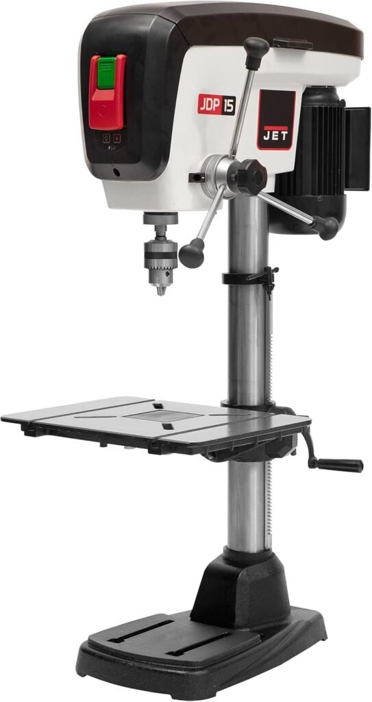 JET 15-Inch Benchtop Drill Press, 3/4 HP, 1Ph 115V (Model JDP-15B)