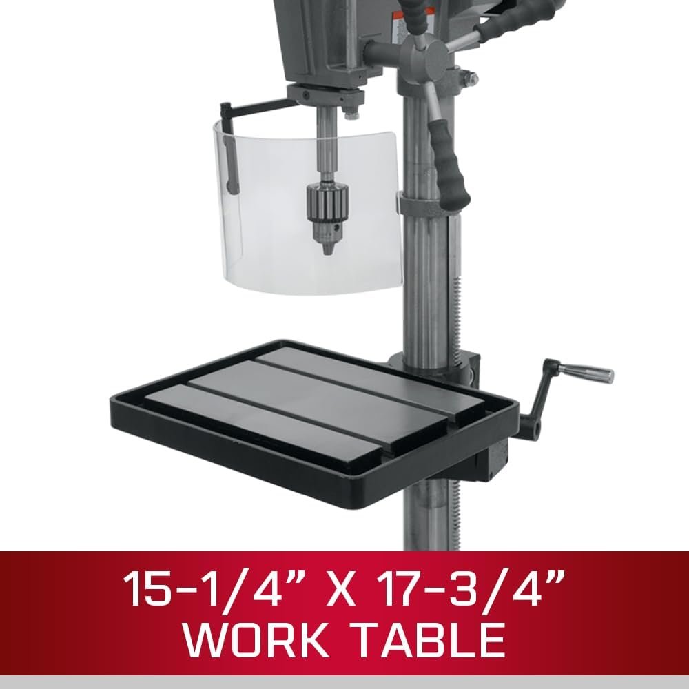 JET 15-Inch Variable-Speed Drill Press, 1 HP, 1Ph 115/220V (‎J-A5816)