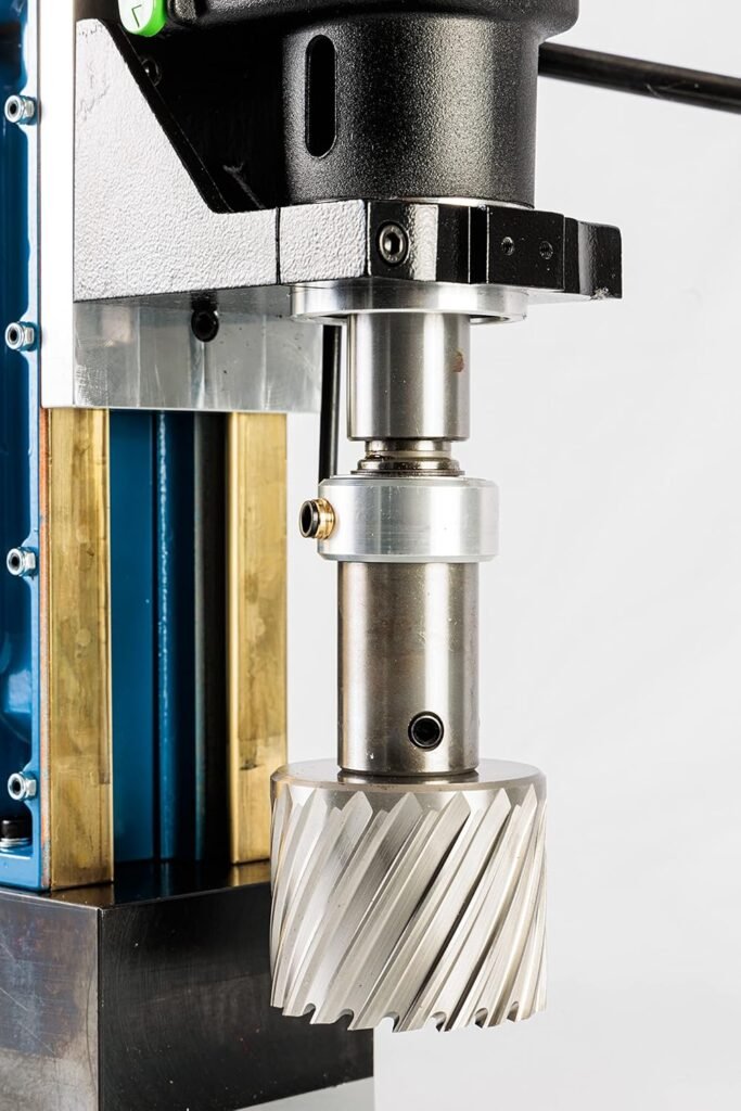 Magnetic Metal Pillar Drill Press - Unibor’s E70/1 (120v) Magnetic Drilling Machine 2 3/4 Max Diameter Cut, 4 DOC 1800W Electric Bench Mag Drill Press Power Tool (52.9lbs)