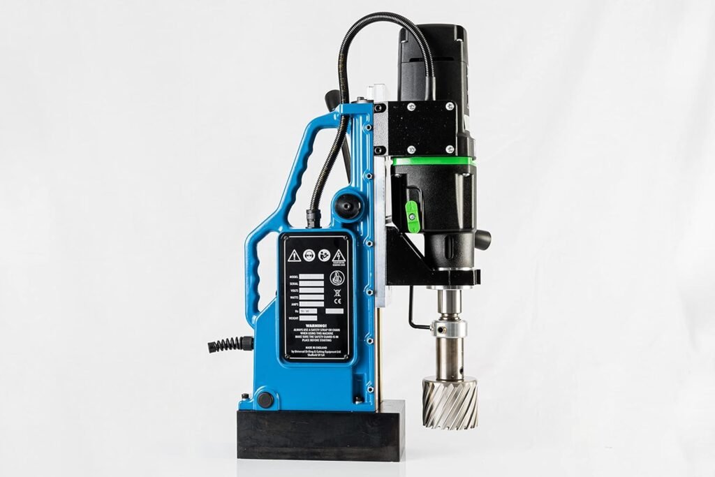 Magnetic Metal Pillar Drill Press - Unibor’s E70/1 (120v) Magnetic Drilling Machine 2 3/4 Max Diameter Cut, 4 DOC 1800W Electric Bench Mag Drill Press Power Tool (52.9lbs)