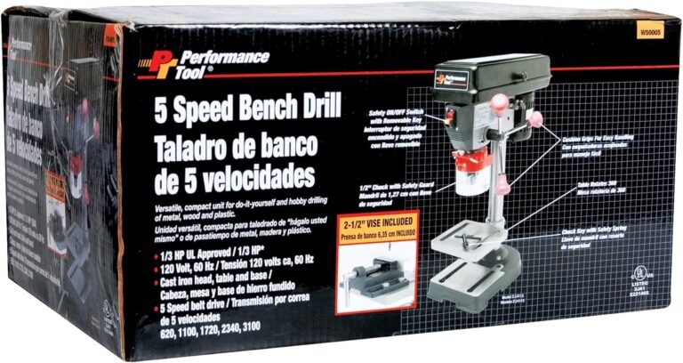 Performance Tool W50005 Drill Press Review