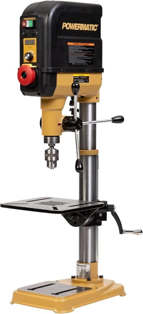 Powermatic 15-Inch Variable-Speed Benchtop Drill Press, 3/4 HP, 115V 1Ph (Model PM2815BT)