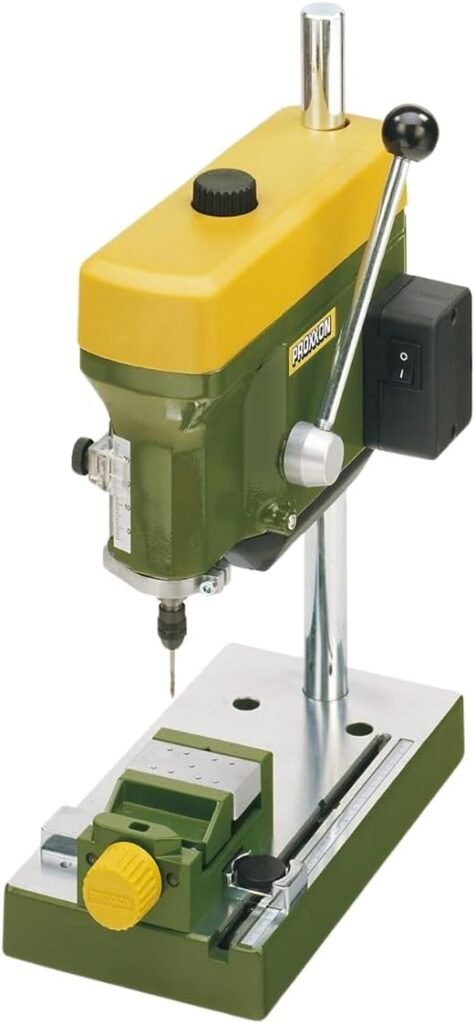 PROXXON Precision Bench Drill Press - Micro Hole Capability, Adjustable Depth  Table, 3-Speed Selection - TBM 115