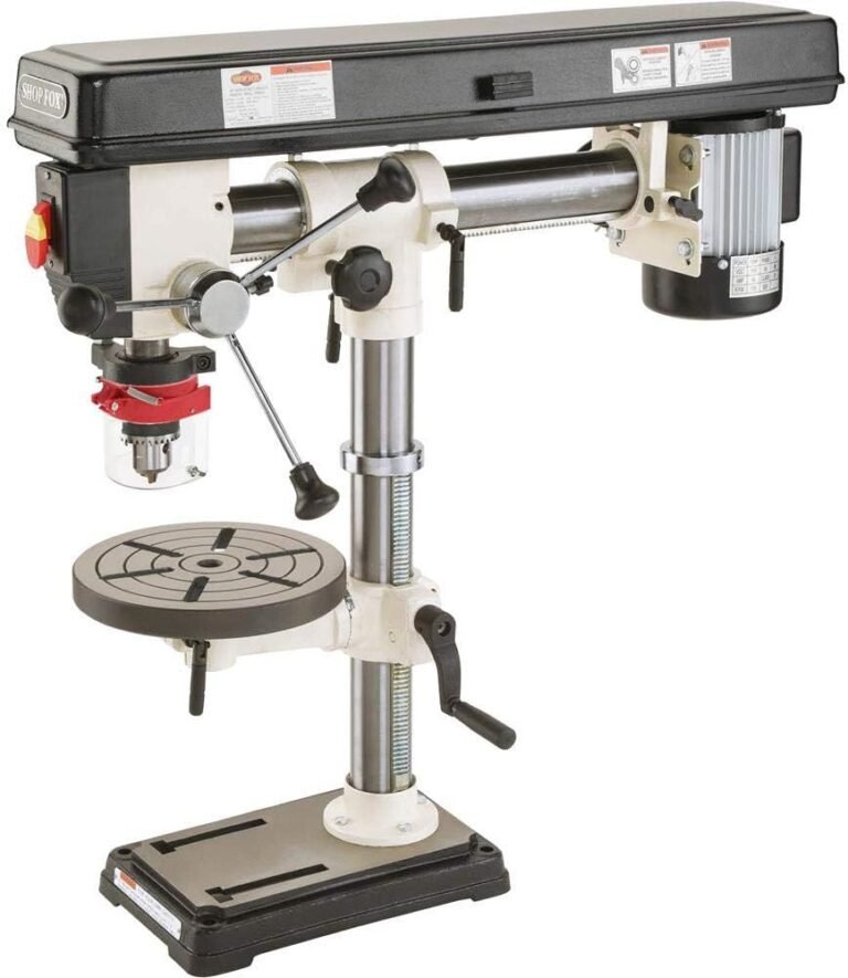 SHOP FOX W1669 1/2-Horsepower Benchtop Radial Drill Press review