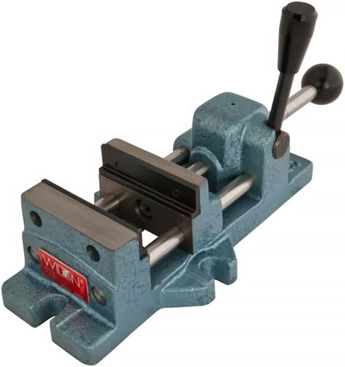 Wilton Cam-Action Drill Press Vise, 4 Jaw Width, 4-11/16 Max Opening (Model 1204)