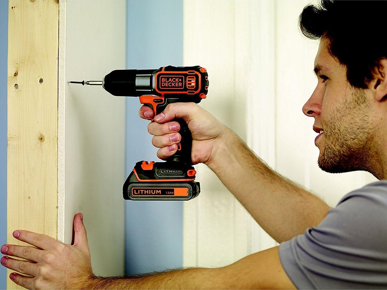 Black  Decker ASD14KB Autosensetm 14.4V Lithium Cordless Drill