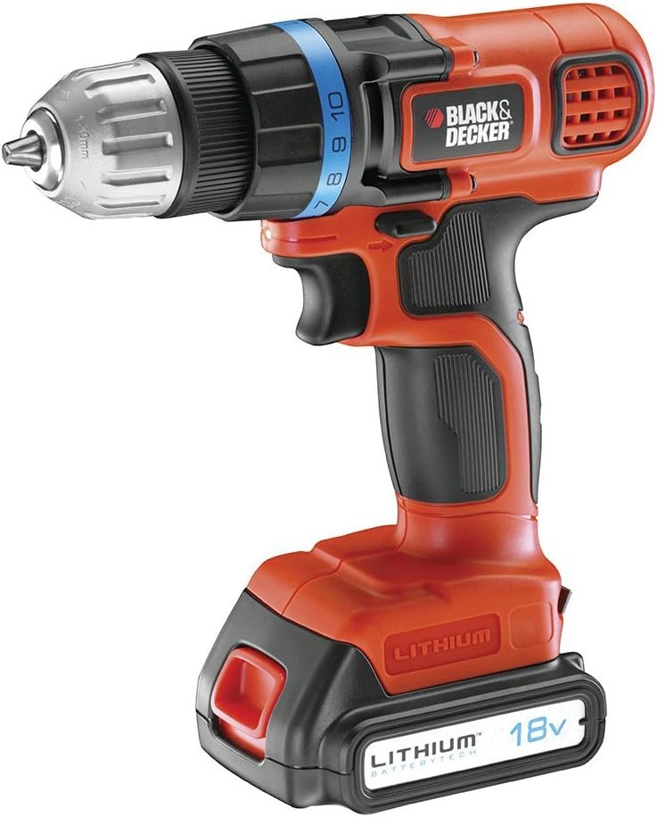 Black + Decker EGBL18BAFC-QW Cordless Drill with 160 Accessories 18 V
