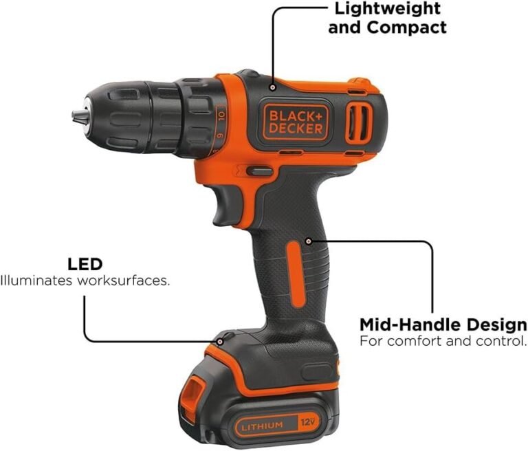 BLACK+DECKER 12V MAX Drill & Home Tool Kit Review