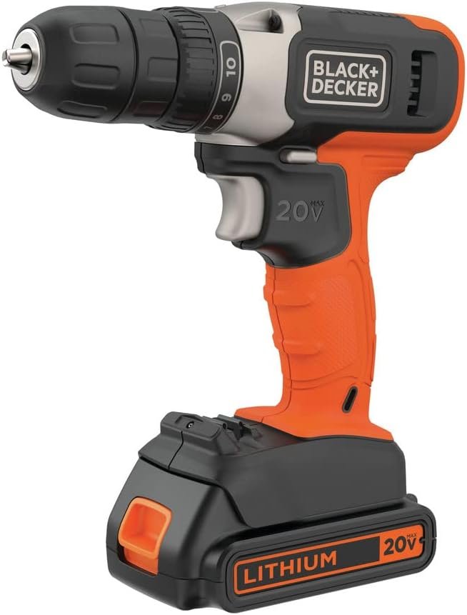 BLACK+DECKER 20V MAX* Cordless Drill Review