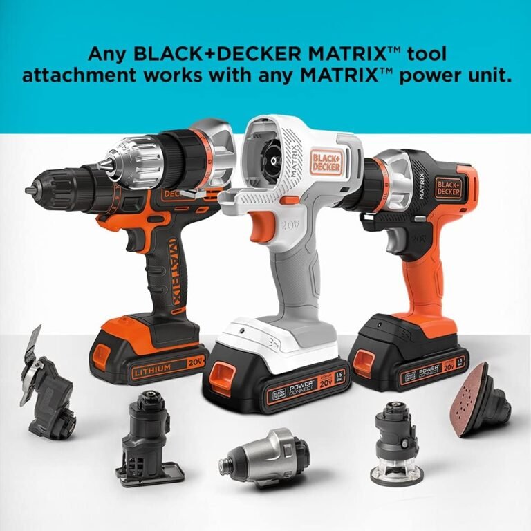 BLACK+DECKER 20V MAX Matrix Cordless Drill Combo Kit Review