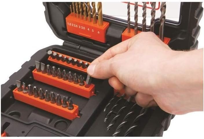 BLACK+DECKER A7232-XJ 50 Piece Drill Set - Black (1-Piece)