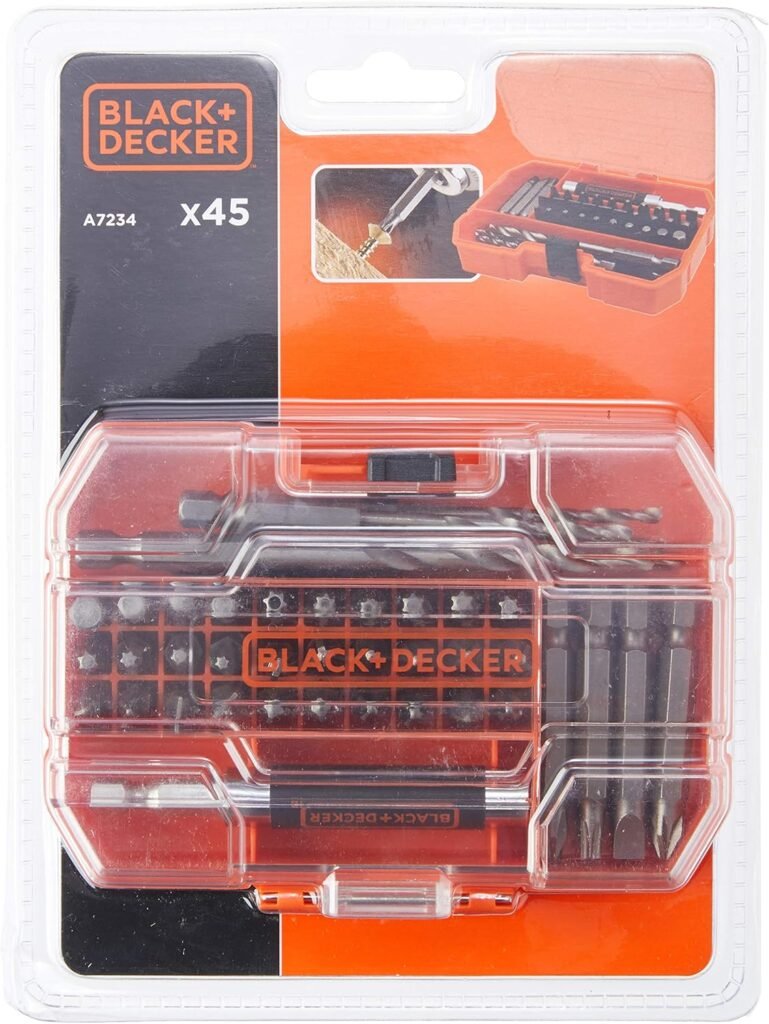 BLACK+DECKER A7235-XJ Drill Set - Orange (45-Piece)