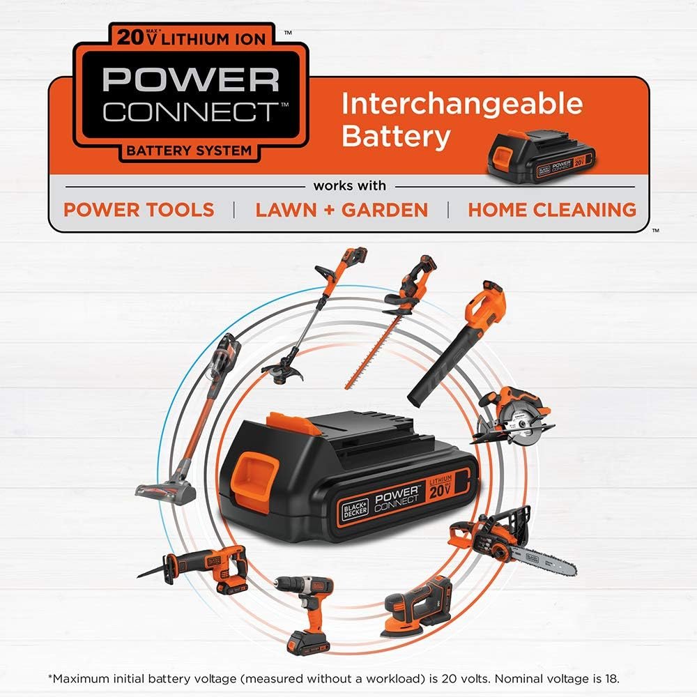 BLACK+DECKER BCKSB29C1 20V MAX* Cordless Drill with 28-Piece Home Project Kit in Translucent Tool Box