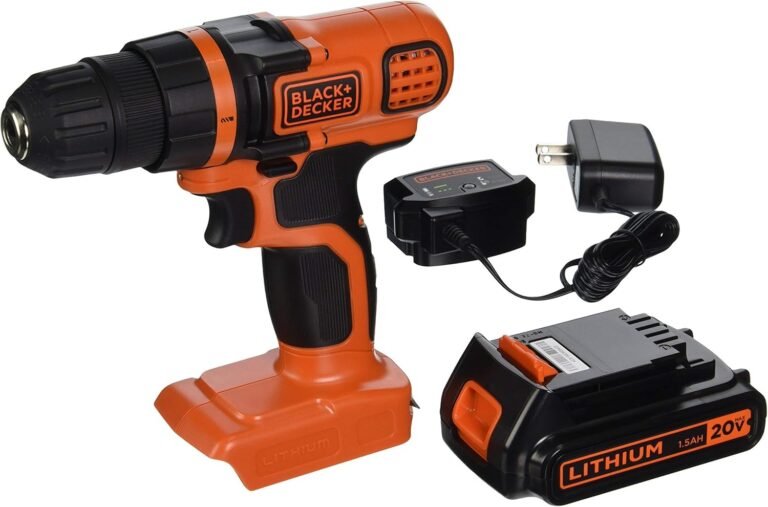 BLACK+DECKER LDX120C Drill Review