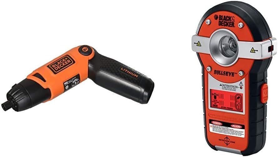 BLACK+DECKER Li2000 3.6-Volt 3 Position Rechargeable Screwdriver Orange/Black with BLACK+DECKER BDA42SD 42-Piece Standard Screwdriver Bit Set