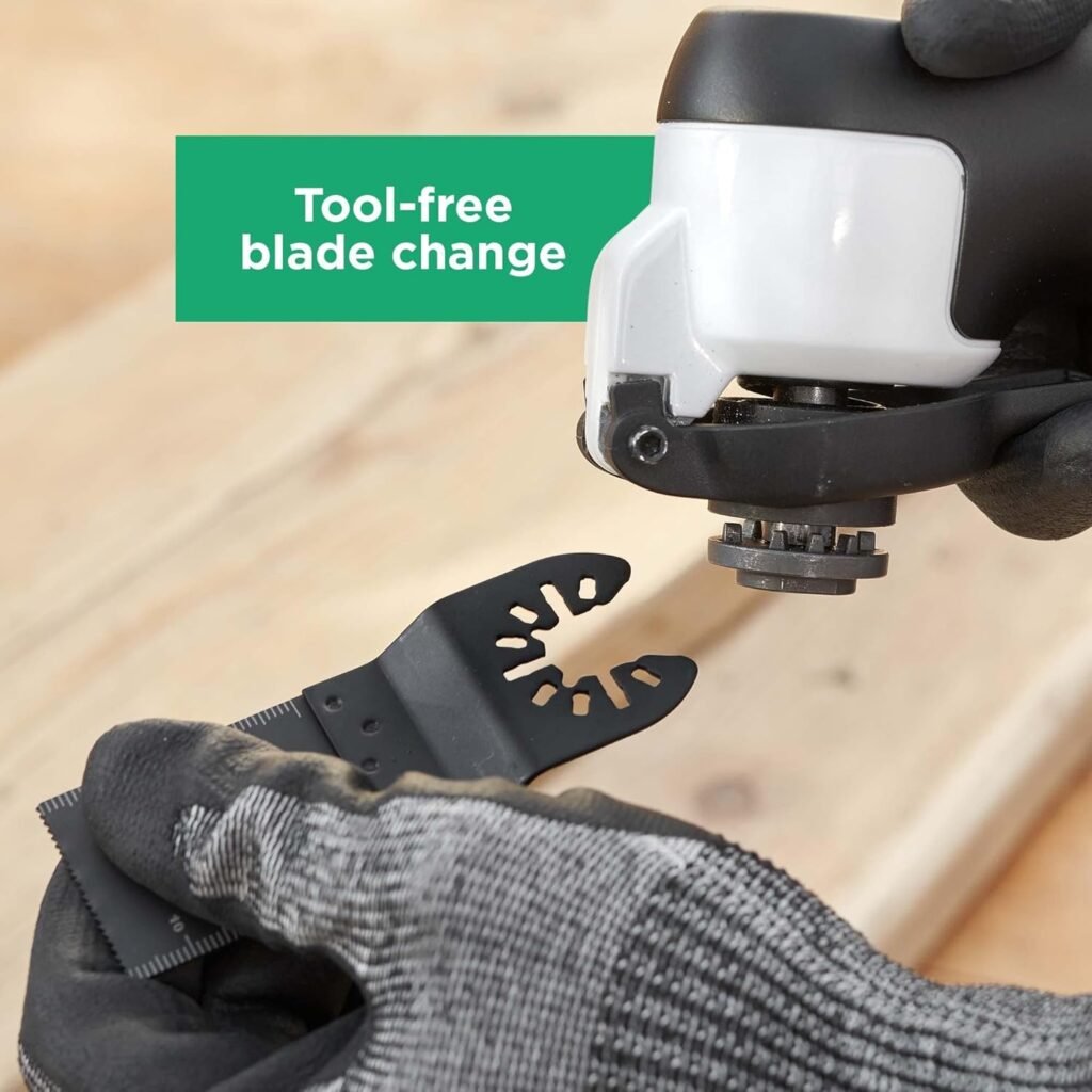 BLACK+DECKER reviva 12V MAX Multi Tool, Oscillating, Quick Blade Change For Multi Tool Needs, Cordless (REVCOM12C)