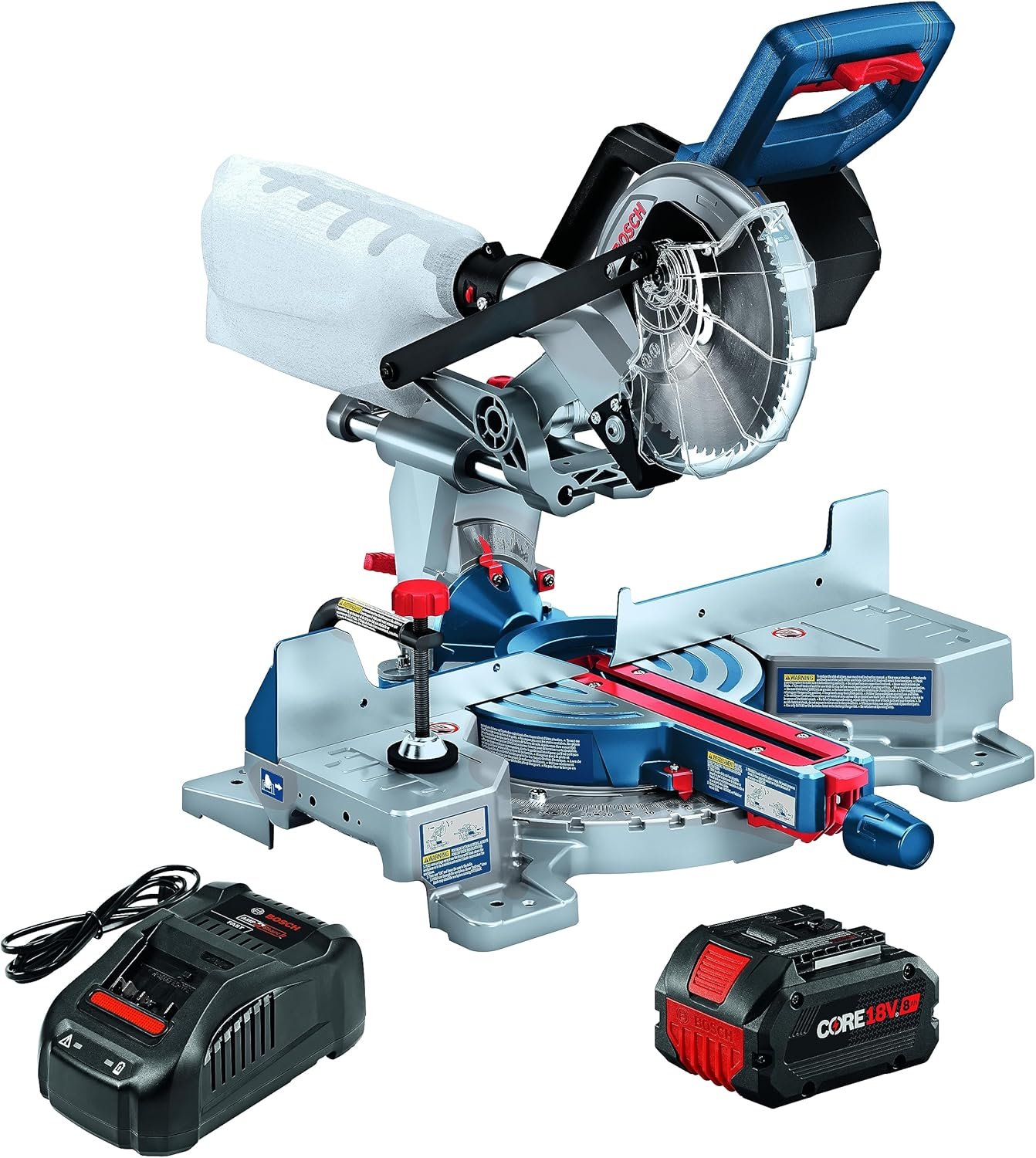 BOSCH GCM18V-07SN PROFACTOR™ 18V 7-1/4 In. Single-Bevel Slide Miter Saw (Bare Tool)
