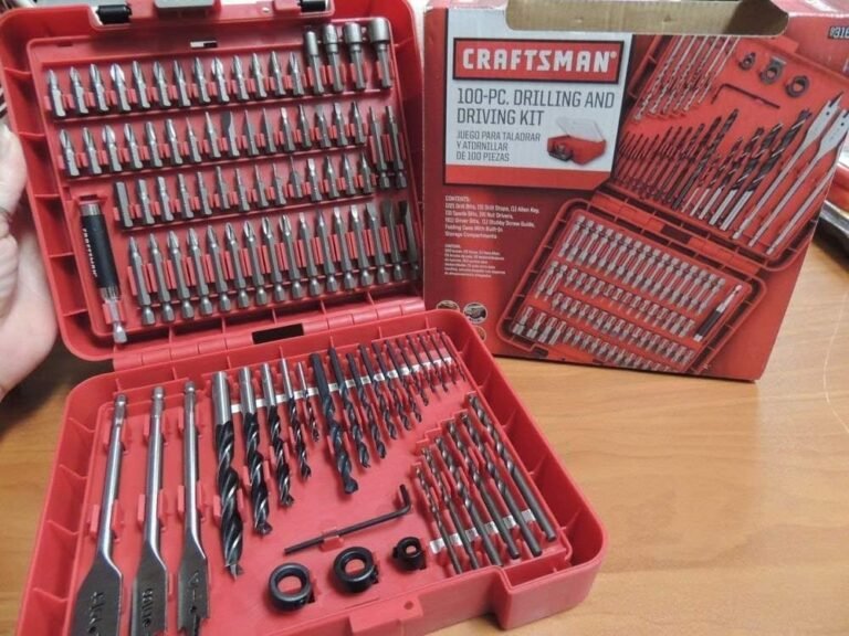 Craftsman 100 Piece drilling and driving kit review