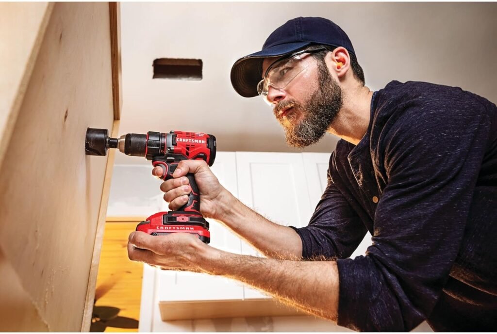 CRAFTSMAN 20V MAX Cordless Drill Driver, 1/2 Inch Keyless Chuck, 2 Batteries and Charger Included (CMCD720D2)