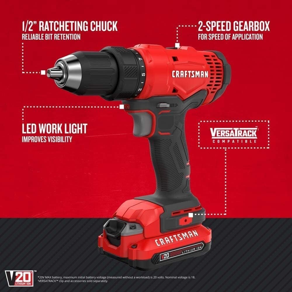 CRAFTSMAN Cordless Drill Kit Review CRAFTSMAN Cordless Drill Kit Review