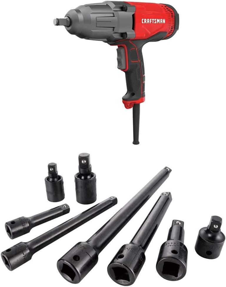 CRAFTSMAN Impact Wrench, 1/2 inch, 7.5 Amp, Corded (CMEF901)