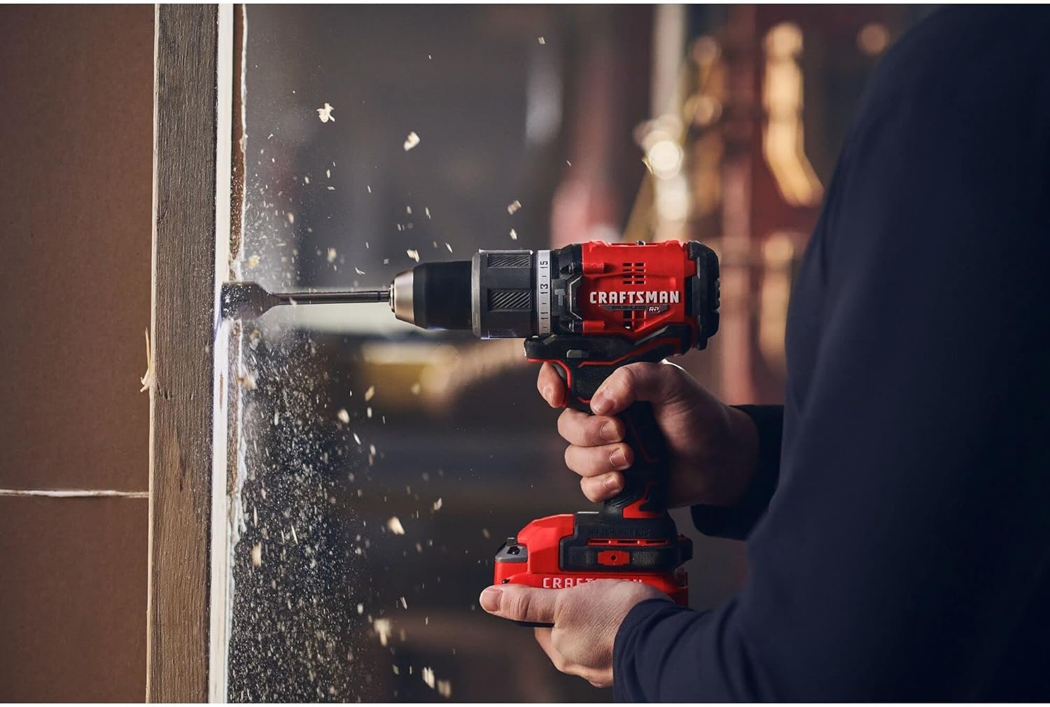 CRAFTSMAN V20 Cordless Hammer Drill, 1/2 inch, Bare Tool Only (CMCD732B)