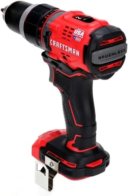 CRAFTSMAN V20 Cordless Hammerdrill, 1/2 Inch, Bare Tool Only (CMCD721B)