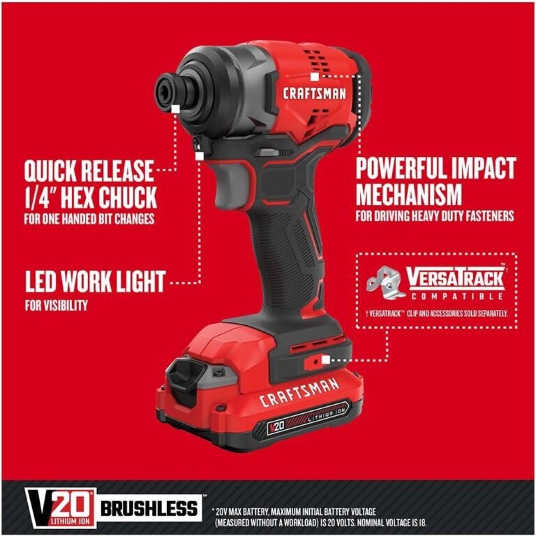 CRAFTSMAN V20 Cordless Impact Driver Kit Review