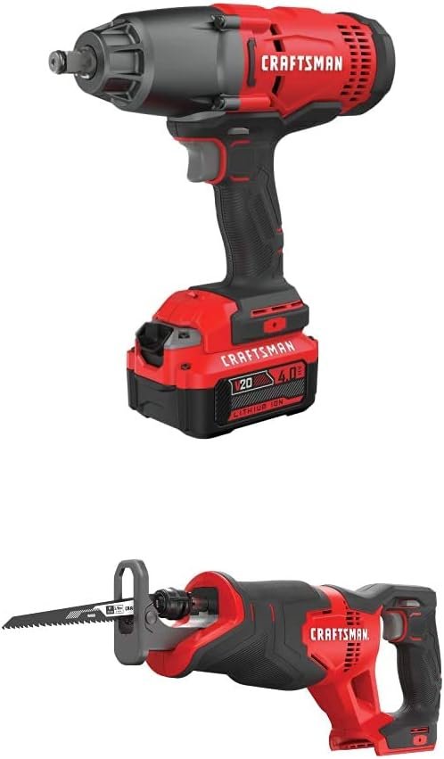 CRAFTSMAN V20 Impact Wrench Cordless Kit review