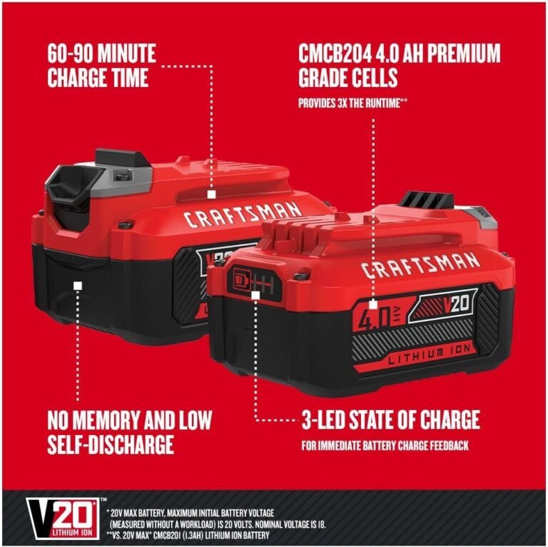 CRAFTSMAN Lithium Ion Battery Review