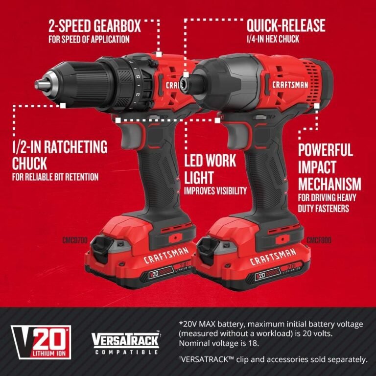 CRAFTSMAN V20 MAX Cordless Drill Review